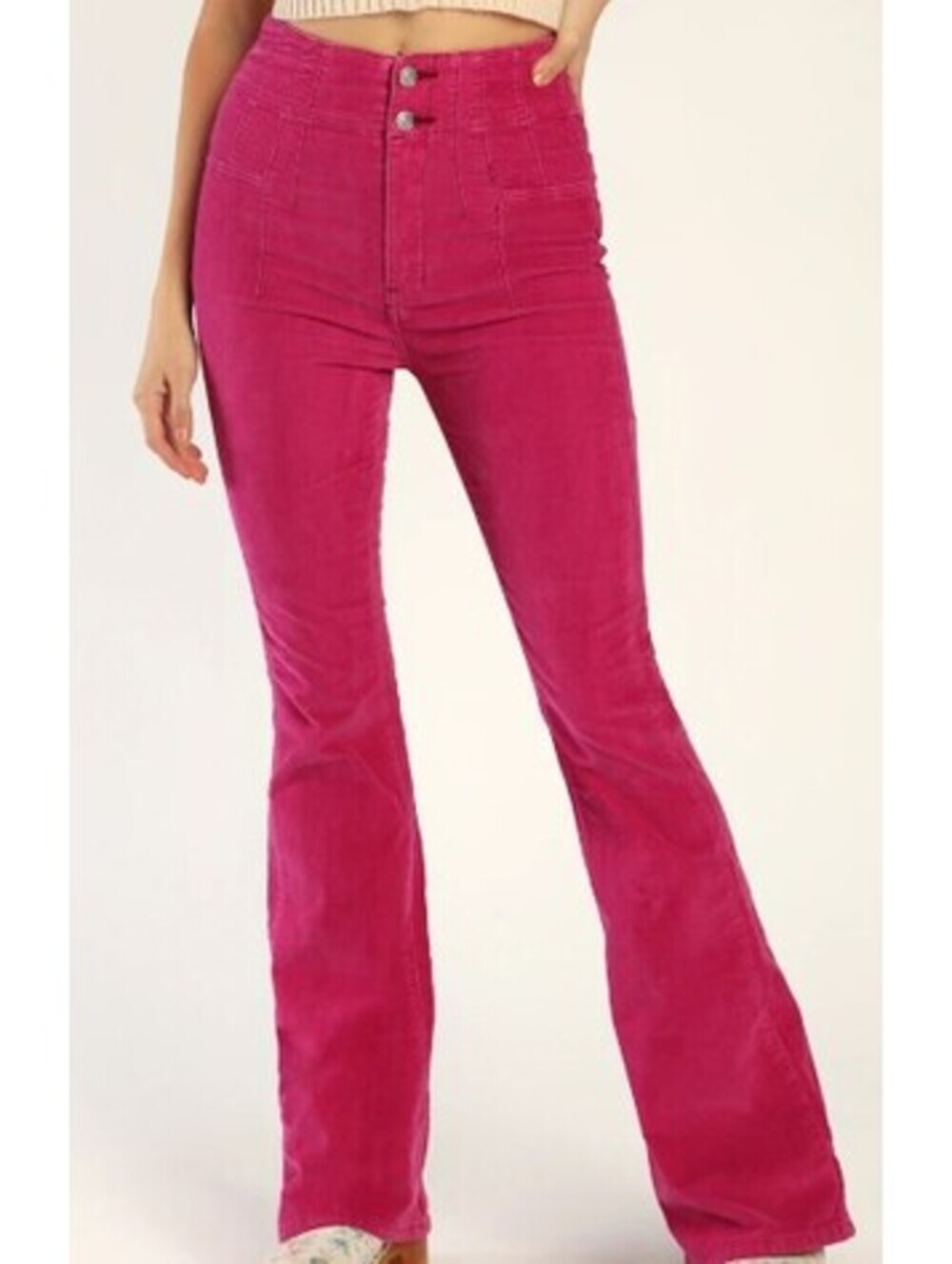 Free People We The Free The Jade Corduroy High Rise Flare Pant - Women's 32 NWT